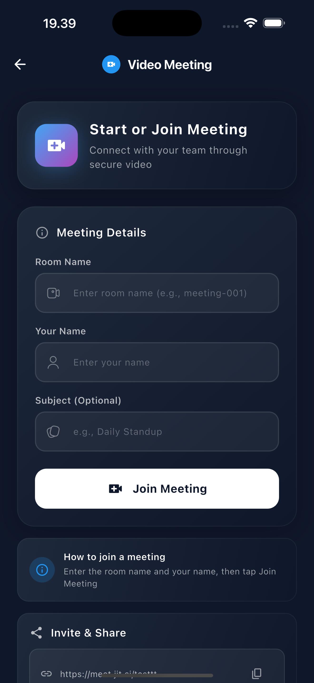 Video Conference Bawaan